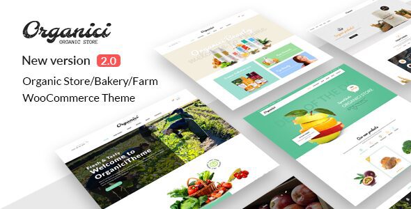 Organici 2.1.3 – Organic Store & Bakery WooCommerce Theme