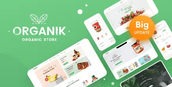 Organik 3.4.2 – Organic Food Store WordPress Theme