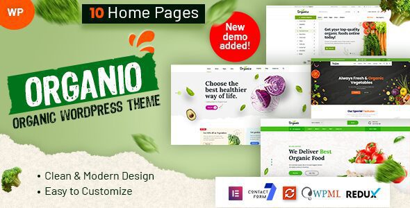 Organio 1.6.0 – Organic Food Store WordPress