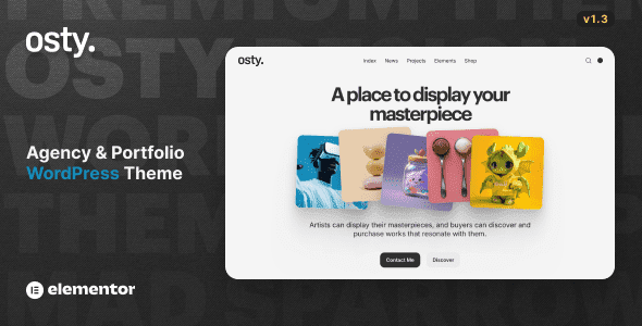 Osty 1.4.1 – Creative Agency and Portfolio Theme