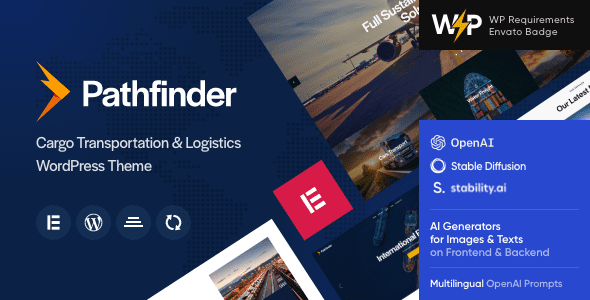 Pathfinder 1.20 – Transportation & Logistics WordPress Theme