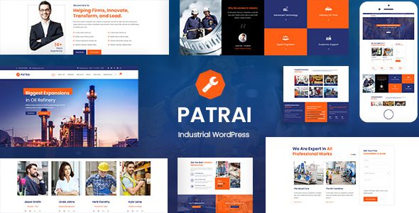 Patrai Industry 2.6 – Industrial WordPress Theme