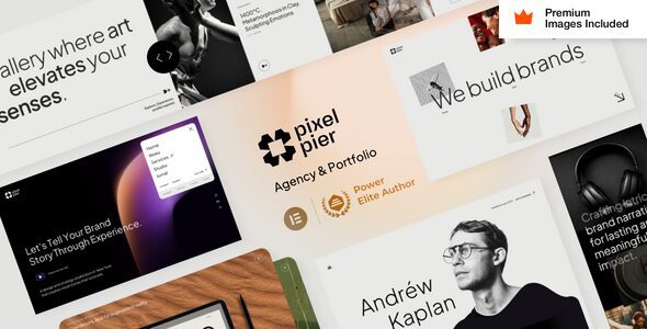 Pixelpiernyc 22 – Portfolio Creative Agency Freelancer WordPress Theme