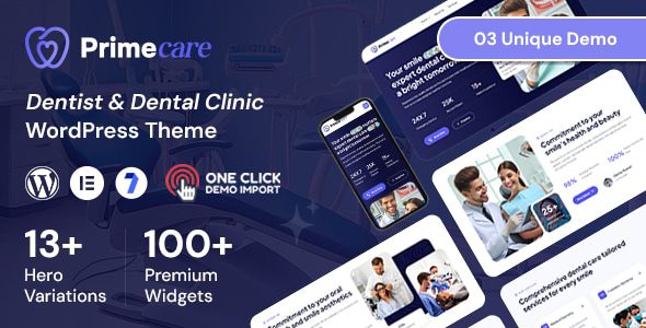 Primecare 1.0.5 – Dentist WordPress Theme