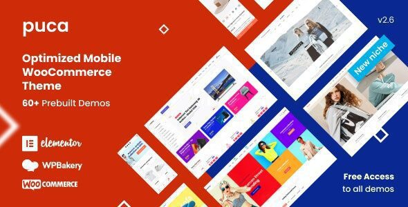 Puca 2.6.41 – Optimized Mobile WooCommerce Theme