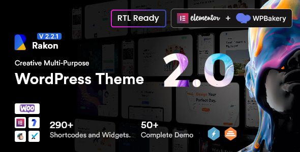 Rakon 2.2.3 – Creative Multi-Purpose WordPress Theme