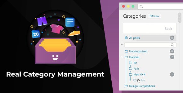 Real Category Management 4.2.58 – Content Management in Category Folders in WordPress