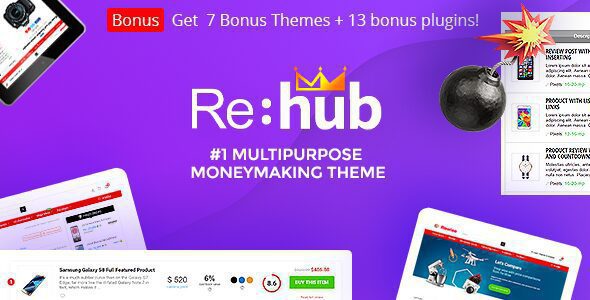 Rehub 19.9.9.5 – Price Comparison, Multi Vendor Marketplace WordPress Theme