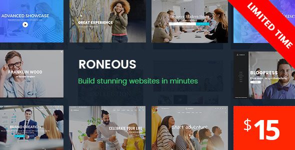 Roneous 2.1.7 – Creative Multi-Purpose WordPress Theme