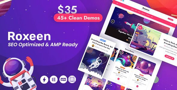Roxeen 2.5.2 – Personal Lightweight WordPress Theme