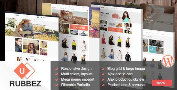 Rubbez 1.8.6 – WooCommerce & Corporate WordPress Theme