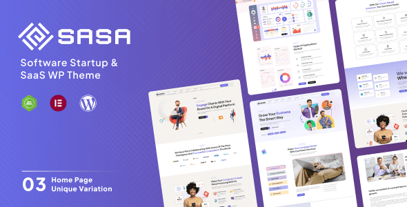 SaSa 1.0.5 – Startup WordPress Theme