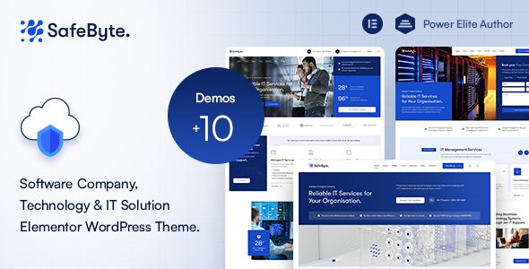 Safebyte 1.0 – Technology & IT Solutions WordPress Theme