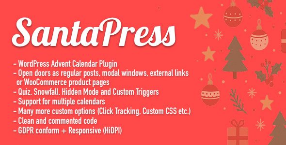 SantaPress 1.7.3 – WordPress Advent Calendar Plugin & Quiz