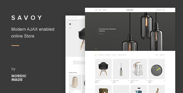 Savoy 3.1.4 – Minimalist AJAX WooCommerce Theme