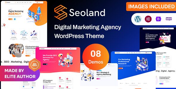 Seoland 2.6.0 – SEO And Digital Marketing Agency WordPress Theme
