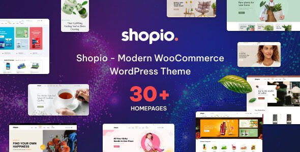 Shopio 1.1.9 – Multipurpose WooCommerce WordPress Theme