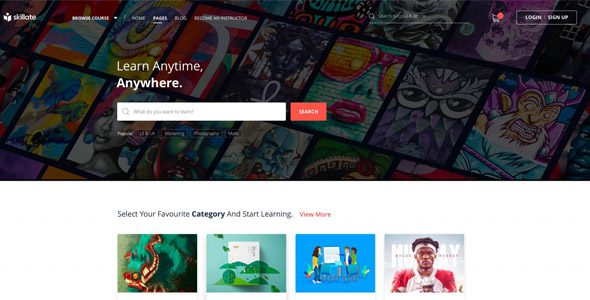 Skillate 1.2.10 – WordPress eLearning Theme