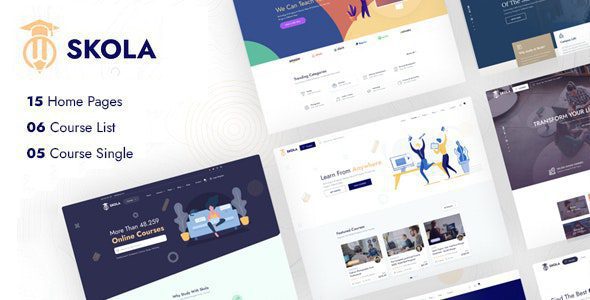 Skola 1.0.34 – LMS Online Courses WordPress Theme