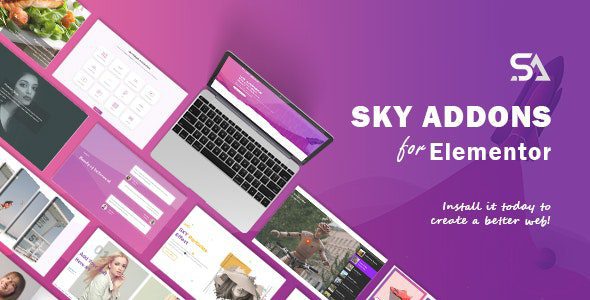 Sky Addons Pro 4.0.2 – Elementor Page Builder WordPress Plugin