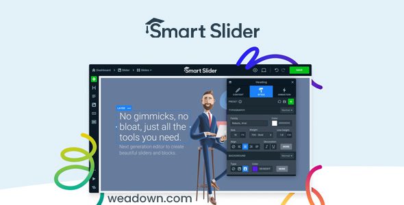Smart Slider 3 Pro 3.5.1.32 + Templates – Responsive WordPress Slider Plugin