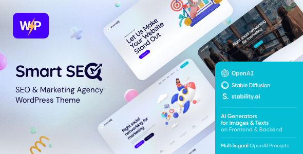 SmartSEO 2.12.0 – SEO & Marketing Services WordPress Theme