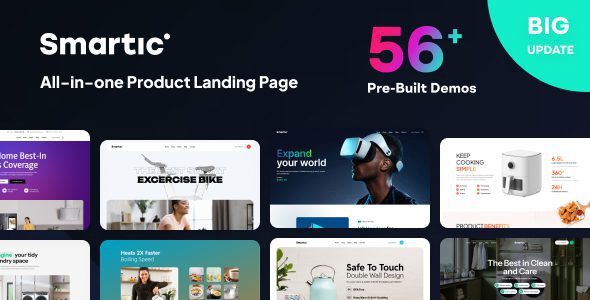Smartic 2.2.9 – Product Landing Page WooCommerce Theme