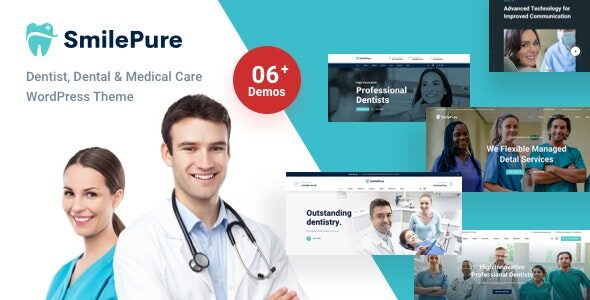 SmilePure 1.8.7 – Dental & Medical Care WordPress Theme