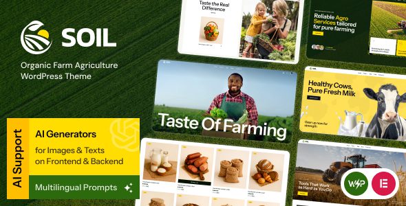 Soil 1.0.0 – Organic Farm Agriculture WordPress Theme
