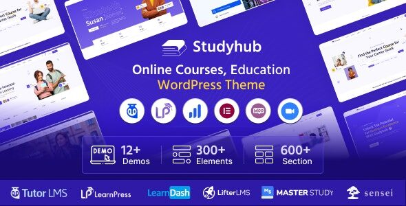 Studyhub 1.1.8 – Education WordPress Theme