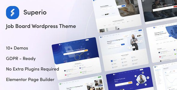 Superio 1.3.34 – Job Board WordPress Theme