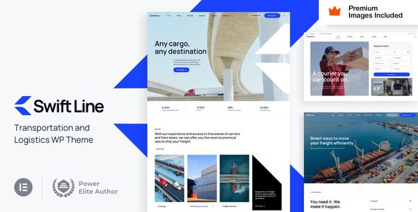 SwiftLine 23 – Transportation Logistics WordPress Theme