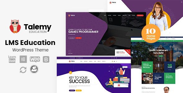 Talemy 1.2.28 – LMS Education WordPress Theme