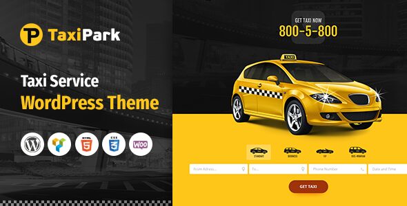 TaxiPark 1.6.6 – Taxi Cab Service Company WordPress Theme