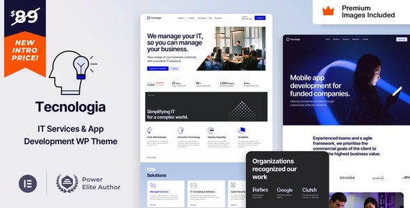 Tecnologia 30 – IT SAAS Software Technology WordPress Theme