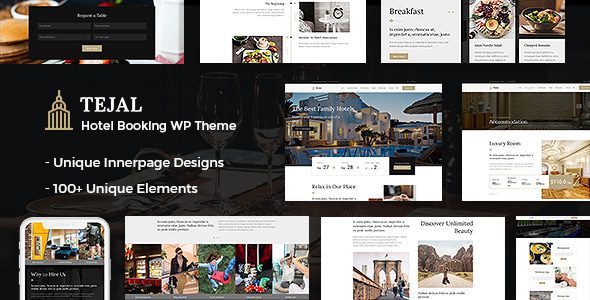 Tejal 3.1 – Hotel WordPress Theme