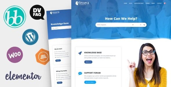 Tessera 2.7.1 – Knowledge Base & Support Forum WordPress Theme