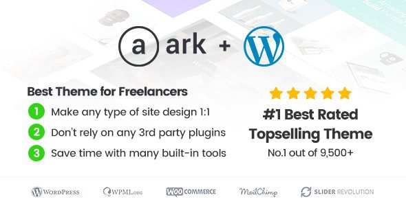 The Ark 1.71.0 – WordPress Theme Made for Freelancers