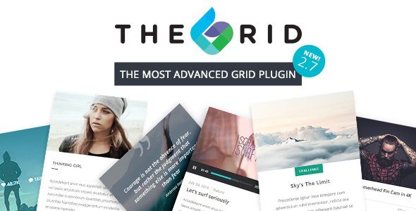 The Grid 2.8.1 – Responsive WordPress Grid Plugin