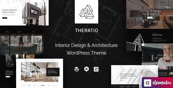Theratio 1.3.8.7 – Architecture & Interior Design Elementor WordPress Theme