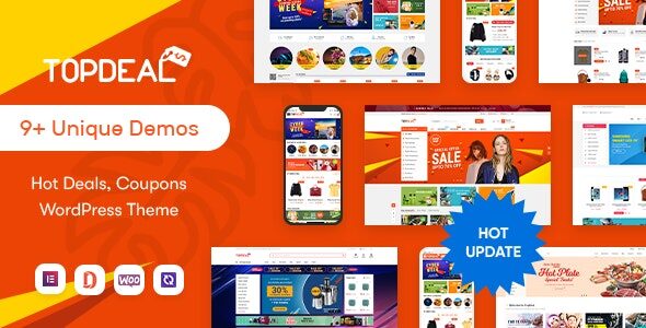TopDeal 2.3.20 – Multi Vendor Marketplace Elementor WooCommerce WordPress Theme (Mobile Layouts Ready)