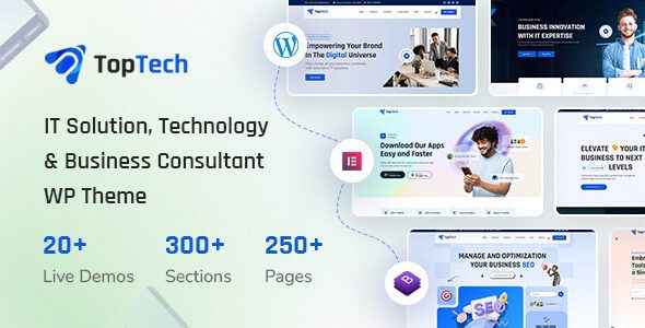 TopTech 1.0 – SEO Marketing Agency & Technology WordPress Theme