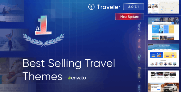 Traveler 3.2.8.1 – Travel Booking WordPress Theme