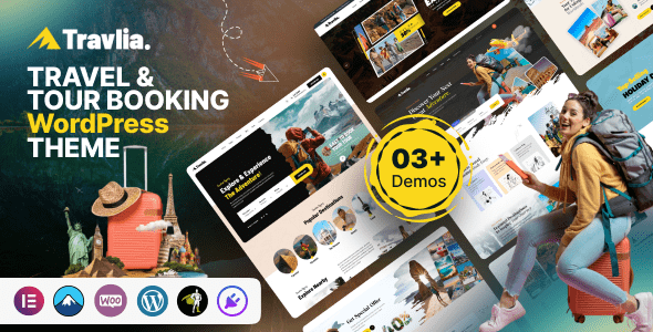 Travlia 1.0.1 – Travel & Tour Booking WordPress Theme