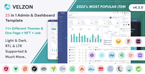 Velzon 4.4.1 Full – Admin & Dashboard Template
