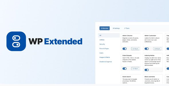 WP Extended Pro 3.2.2