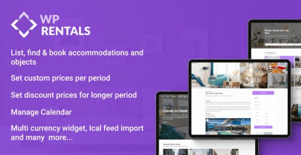 WP Rentals 3.14.1 – Booking Accommodation WordPress Theme