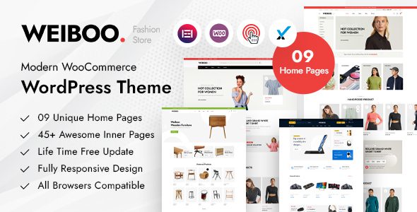Weiboo 1.1.3 – WooCommerce WordPress Theme