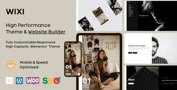 Wixi 1.1.8 – Creative Personal Portfolio WordPress Theme