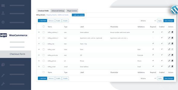 WooCommerce Checkout Field Editor Pro 3.7.5